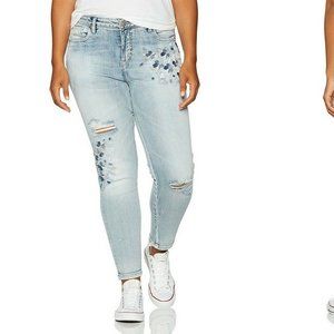 Silver Jeans Izzy Ankle Skinny Jeans Plus size 18